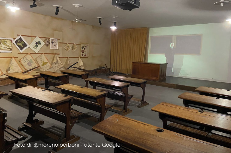 Il piano meno 1 con il Collegio Barolo e il Tempio dell’Enoturista al WiMu museo del vino a Barolo