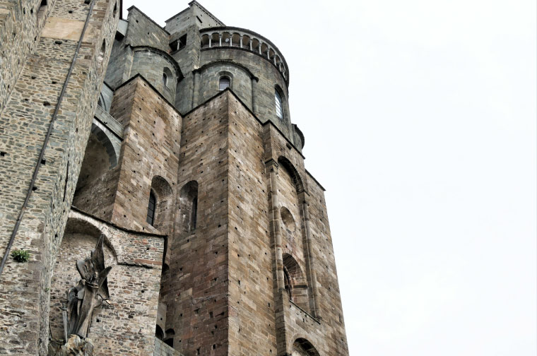 Dettaglio della Sacra di San Michele
