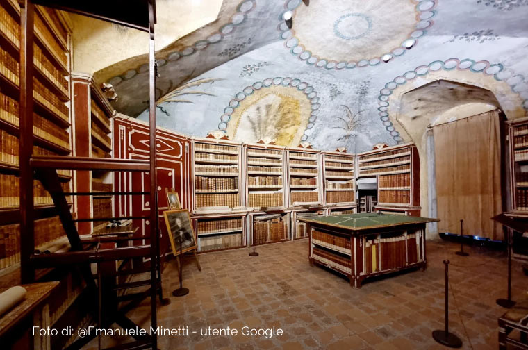 La biblioteca del Castello di Masino