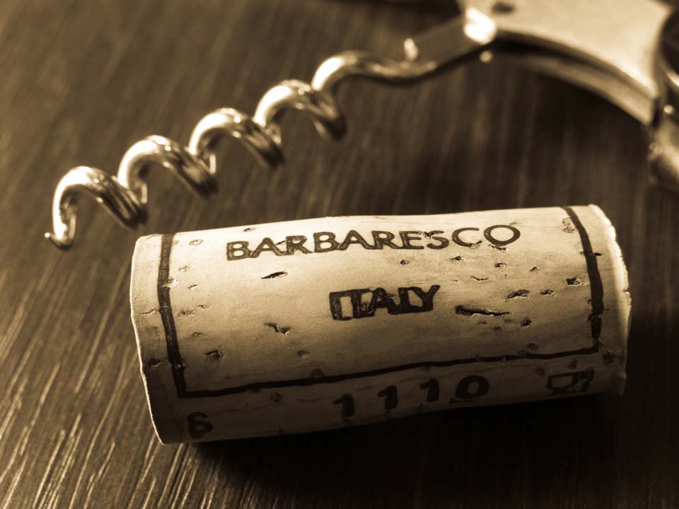 Barbaresco tappo vino