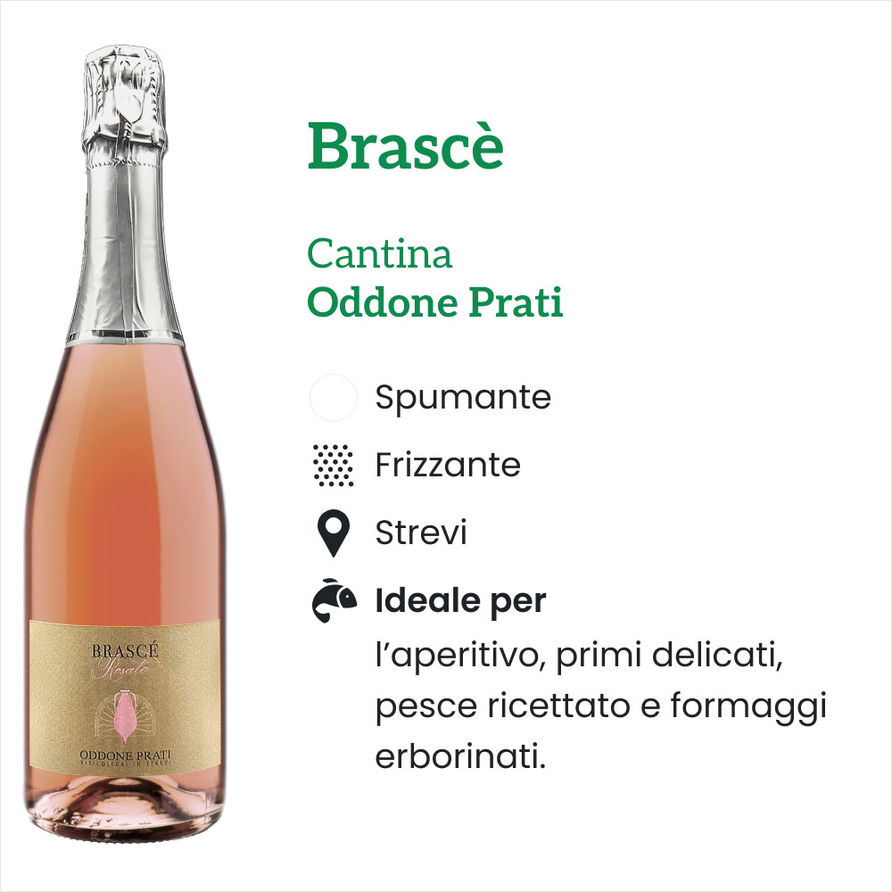 Brascè Oddone Prati Rosè - Caratteristiche e abbinamenti