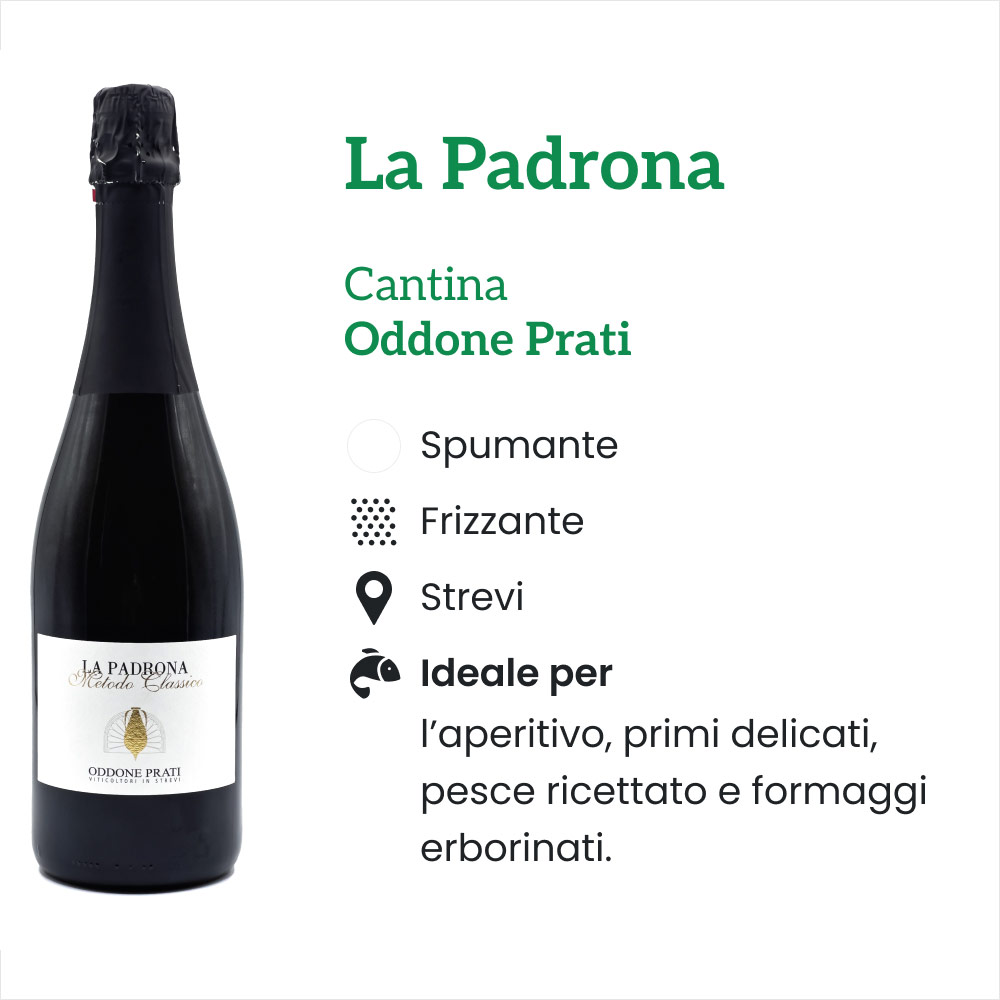 La Padrona Oddone Prati Bianco - Caratteristiche e abbinamenti