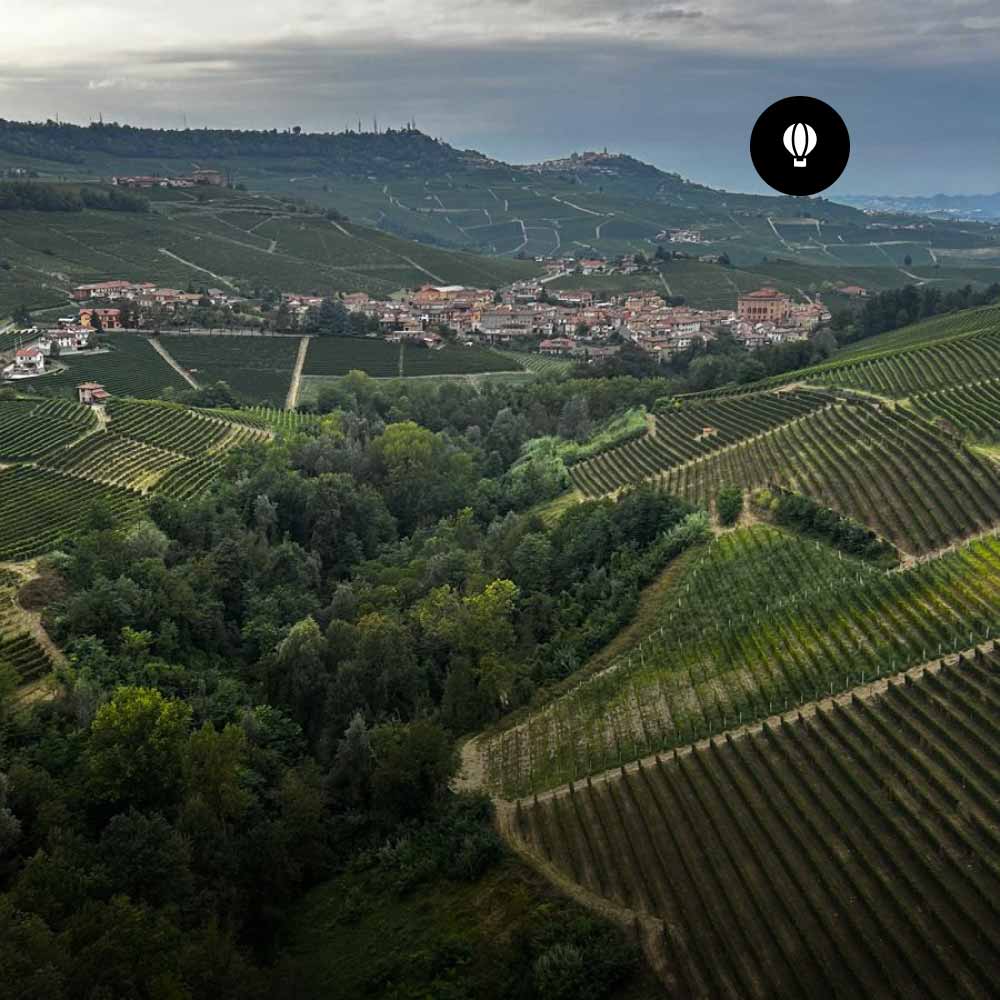Volo (condiviso) nelle Langhe Mongolfiere in Piemonte