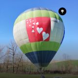 Volo (condiviso) nel Monferrato Mongolfiere in Piemonte