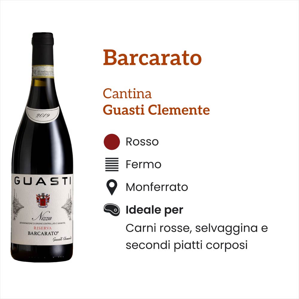 Barcarato Guasti Clemente Rosso Caratteristiche e abbinamenti