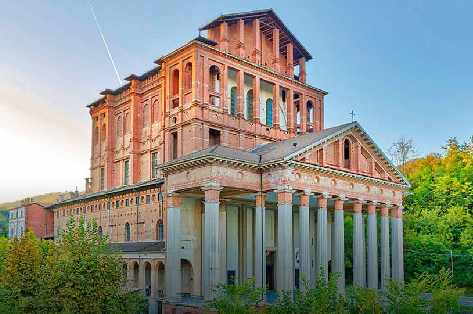 Santuario di Boca progettato da Alessandro Antonelli