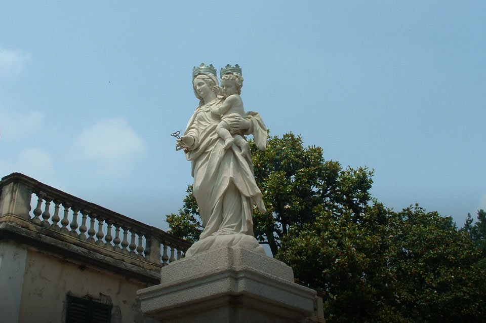 Statua Madonna del Rosario a Sizzano